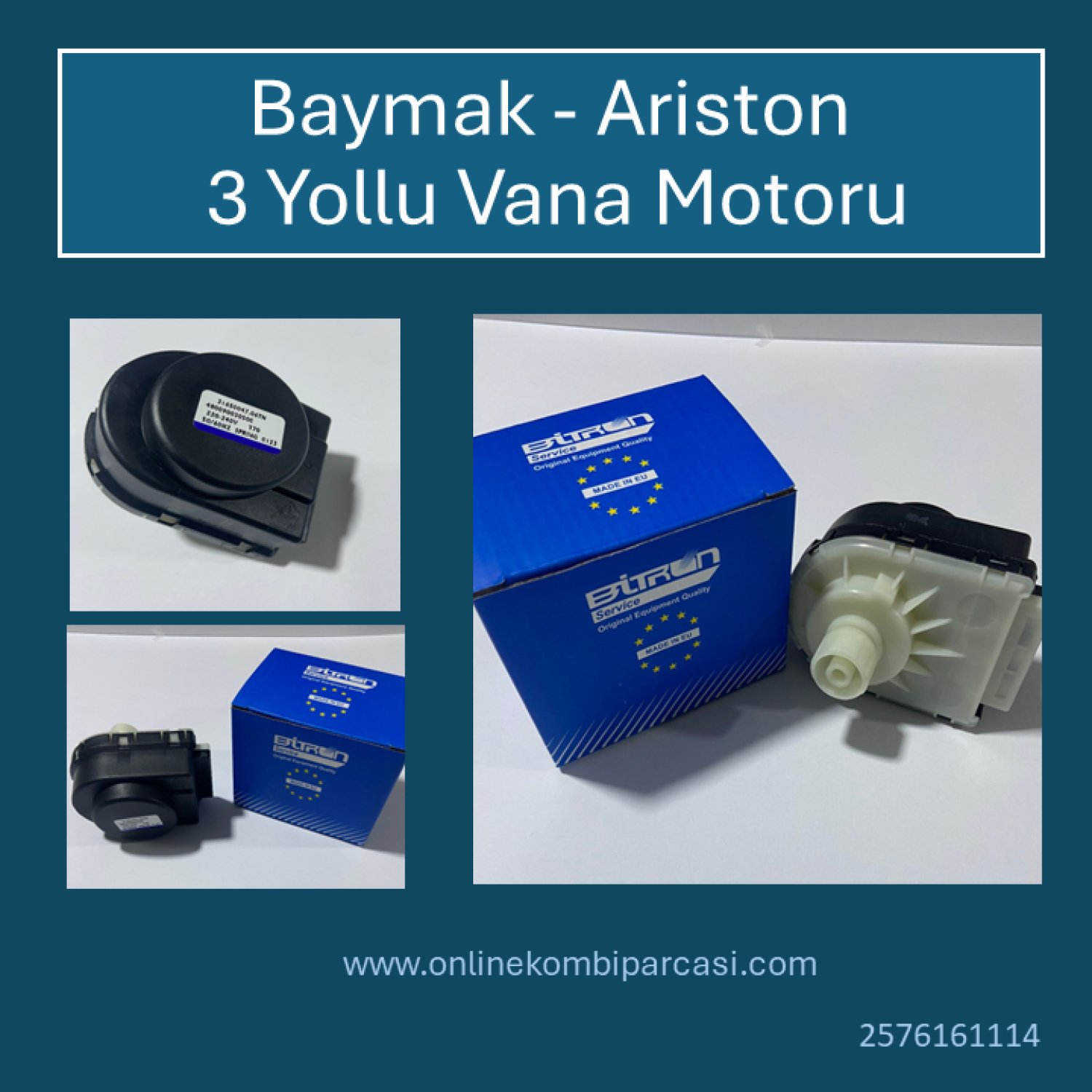 Baymak Ariston 3 Yollu Vana Motoru B0MX
