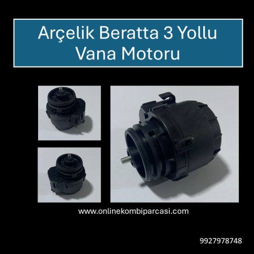 Arçelik Beratta 3 Yollu Vana Motoru